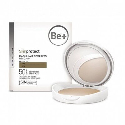BE+ SKIN MAQUIL COMPAC PIEL CLARA SPF50+