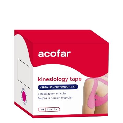ACOFARSPORT KINESIOLOGY TAPE FUCSIA
