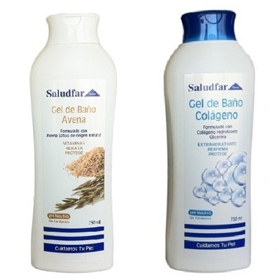 SALUDFAR GEL AVENA 750 ML+GEL DERMAT 750