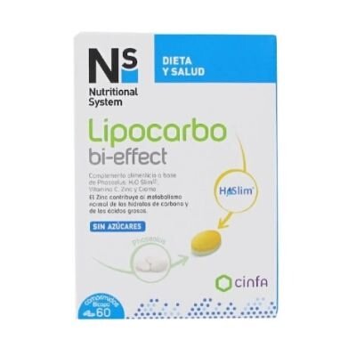 NS LIPOCARBO BI EFFECT 60 COMPRIMIDOS
