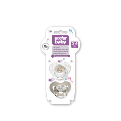 ACOFARBABY CHUPETE LATEX PIEDRA 0-6M