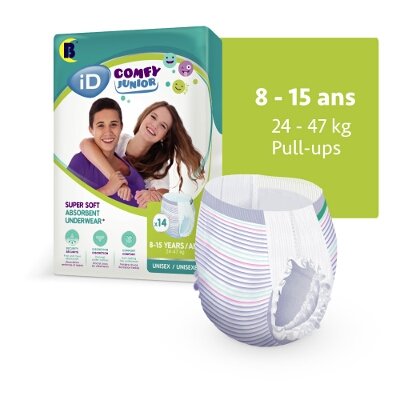 PAÑAL ID COMFY JUNIOR PANTS 8-15AÑOS 14U