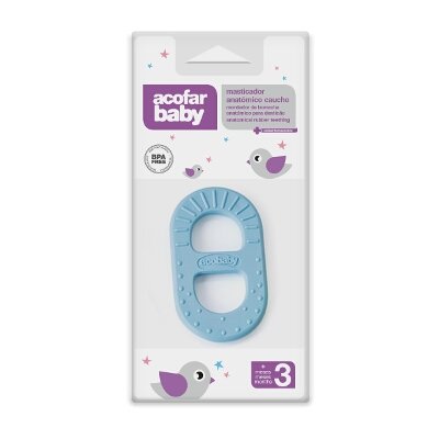 ACOFARBABY MASTICADOR CAUCHO AZUL