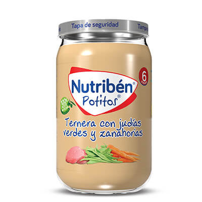 NUTRIBEN TERNERA JUDIAS ZANAHORIAS 235 G