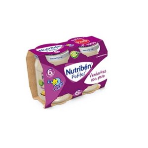 NUTRIBEN CENA VERDURITAS CON PAVO 2X190G