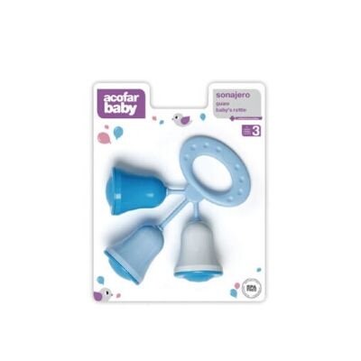 ACOFARBABY SONAJERO CAMPANA AZUL
