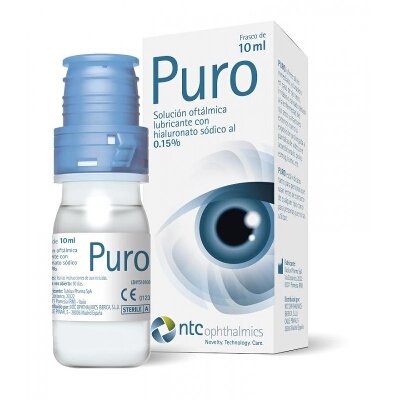 PURO SOLUCION OFTALMICA 10 ML