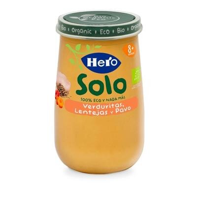 HERO BABY SOLO VERD LENTEJ PAVO 190 G
