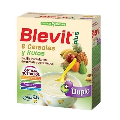 BLEVIT PLUS BIBE 8 CEREALES Y FRUTA 600G