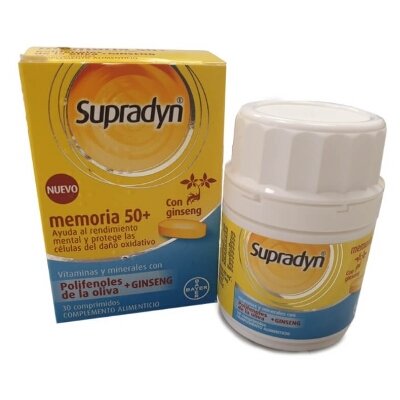SUPRADYN MEMORIA 50+ 30 COMPRIMIDOS