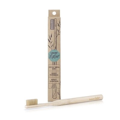 CEPILLO ADDULTO BAMBU LACER NATUR MEDIO