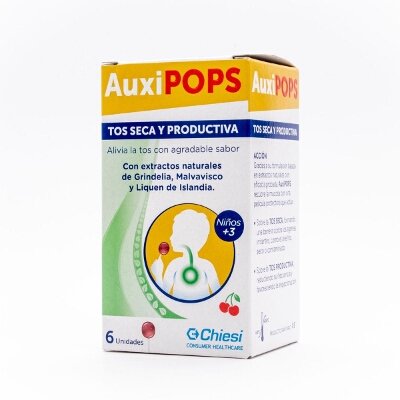 AUXIPOPS 6 PASTILLAS PARA CHUPAR
