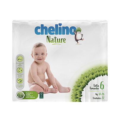 PAÑAL INFAN CHELINO NATURE T6 17-28K 27U