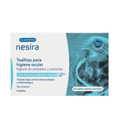 ACOFAR NESIRA TOALLITAS HIG OCULAR 30 U
