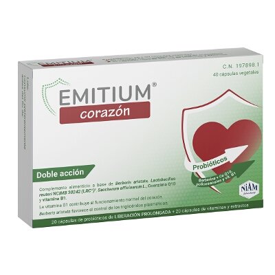 EMITIUM CORAZON 40 CAPS