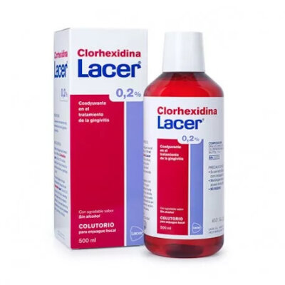 LACER CLORHEXIDINA 0,2% COLUTORIO 500 ML