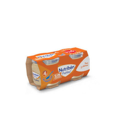 NUTRIBEN POT PERA PLATANO 2 X120 GRAMOS