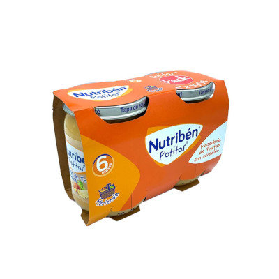 NUTRIBEN POT MACEDONIA FRUT CEREAL 2X190