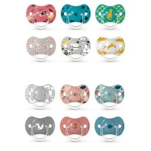 CHUPETE FISIOLOGICO 6-18 m SILICONA 2UD