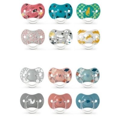 CHUPETE FISIOLOGICO 6-18 m SILICONA 2UD