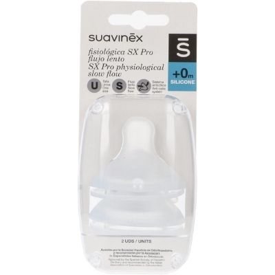 TETINA FISIOLOGICA FLUJO S SILICONA 2UD