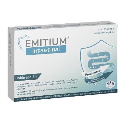 EMITIUM INTESTINAL 20+20 CAPS VEGETALES