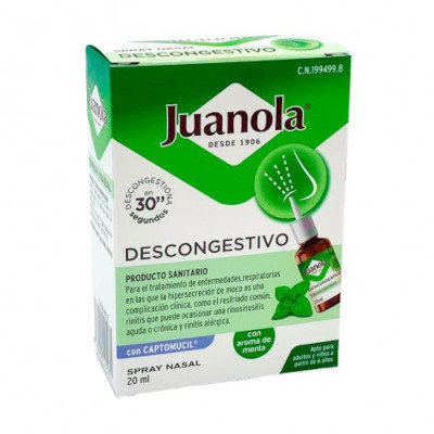 JUANOLA DESCONGESTIVO SPRAY NASAL 20mL