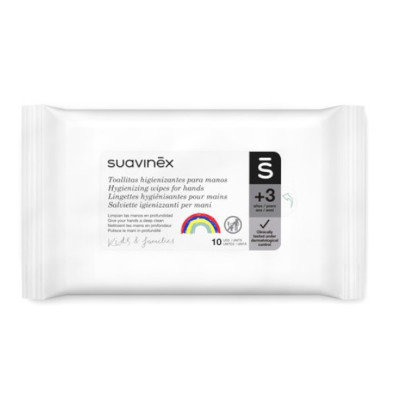 TOALLITAS HIGIENIZ MANOS SUAVINEX 10 UDS