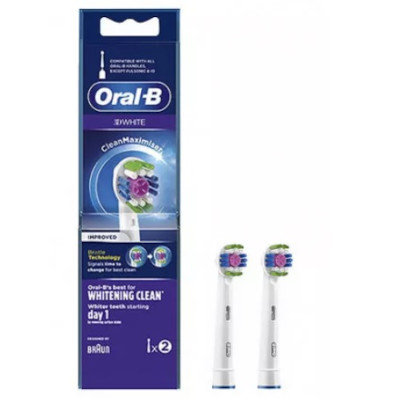 ORAL B RECAMBIO 3D WHITE 2 UDS