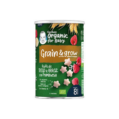 GERBER PUFF SNACK ORGANIC CER-FRAM 1x35G