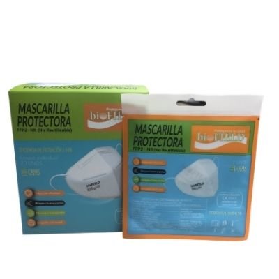 MASCARILLAS FFP2 NR BIOFIELD BLANCAS 20U
