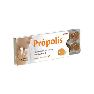 SAWES PROPOLIS NARANJA CARAMELOS S/AZUC