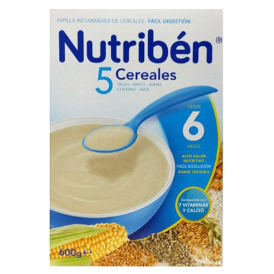 NUTRIBEN 5 CEREALES 600 G.