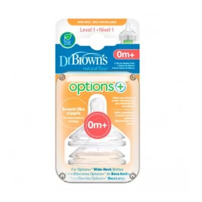 DR BROWN´S TETINA BOCA ANCHA N1 0 MES 2U
