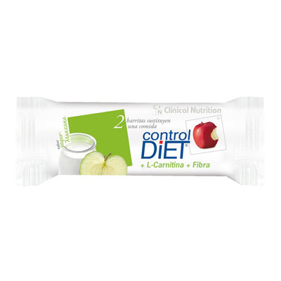 CONTROL DIET BARRITAS YOGUR MANZANA 24 U