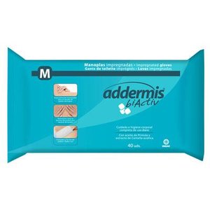 ADDERMIS BIACTIV MANOPLA ENJABONADA 40UD