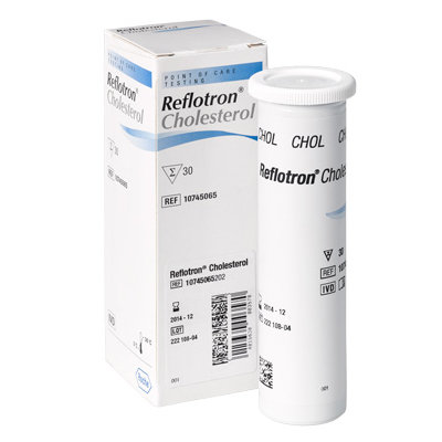 REFLOTRON TIRA COLESTEROL SANGRE 30 T