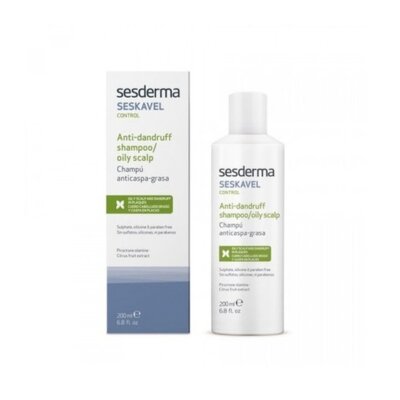 SESKAVEL CHAMPU ANTIGRASA CASPA 200 ML.