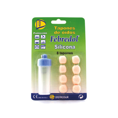 TAPONES OIDO FEBREDOL SILICONA 8UND