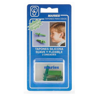 TAPONES OIDO MARIES SILICONA NIÑOS 2 UND