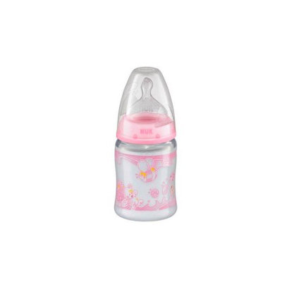 BIBERON NUK FC SILICONA ROSA 1M 150 ML