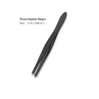 PINZA DEPILAR NEGRA MAF