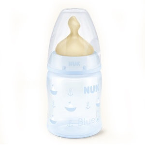 BIBERON NUK FC LATEX AZUL 150 ML