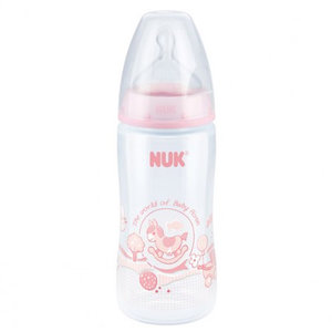 BIBERON NUK FC LATEX ROSA 300 ML