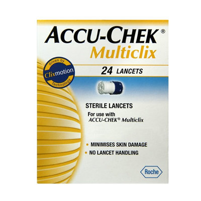 ACCU CHEK MULTICLIX LANCETAS 24 UDS