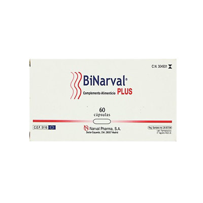 BINARVAL PLUS 760 MG 60 CAPSULAS