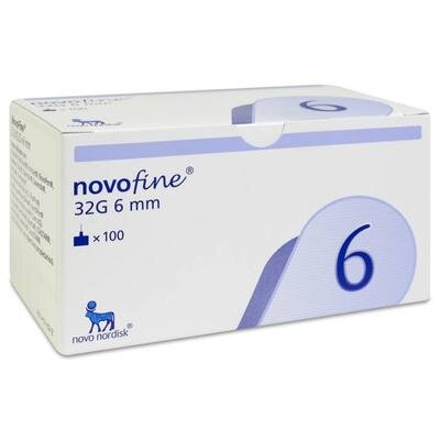 NOVOFINE 32G (0,23/0,25x6MM) 100 AGUJAS
