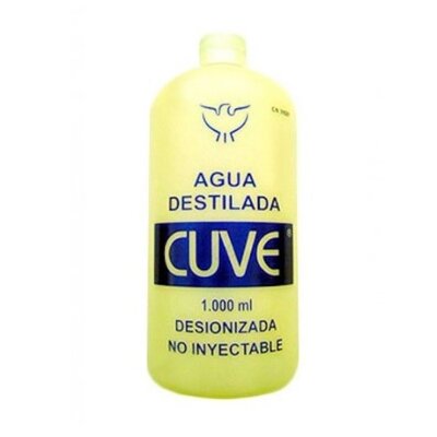 AGUA DESTILADA CUVE 1000 CC