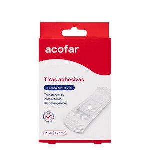 ACOFAR TIRITAS HIPOALERGENICAS S/TEJ 16U