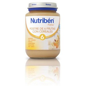 NUTRIBEN JUNIOR POSTRE FRUTAS CON CEREAL